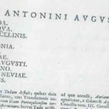 Click para ampliar. Pulsa en el nombre para ver la ficha. ITINERARIO ANTONINO, 3